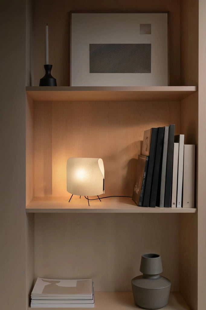 LUANG XS Lampada da tavolo nera/beige