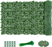 Schermatura con artificiale edera 3m x 1m (2 * 3x05m) - Hexaschermo per giardino, balcone e esterno