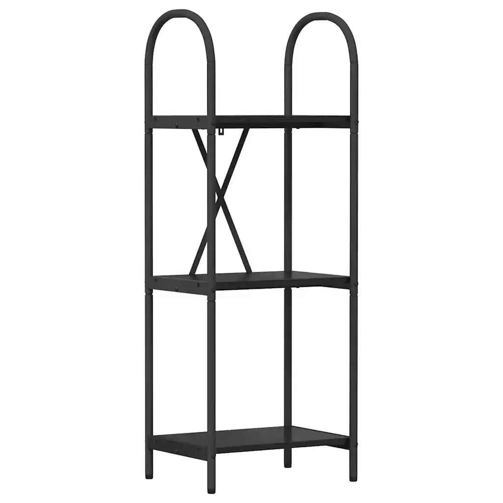 Libreria Rovere Nero 40 x 30 x 109 cm Legno multistrato