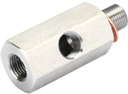 Adattatore sensore pressione olio - 1/8 pollice - T-stub - Acciaio inox di alta qualità - Pompa olio turbo - Sicuro e duraturo - Adatto per...