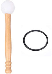 Set di Piatti a Tintinnare - Mallet di Gomma - Anelli O - Strumenti a Percussione - Leggero - Manubrio Comodo