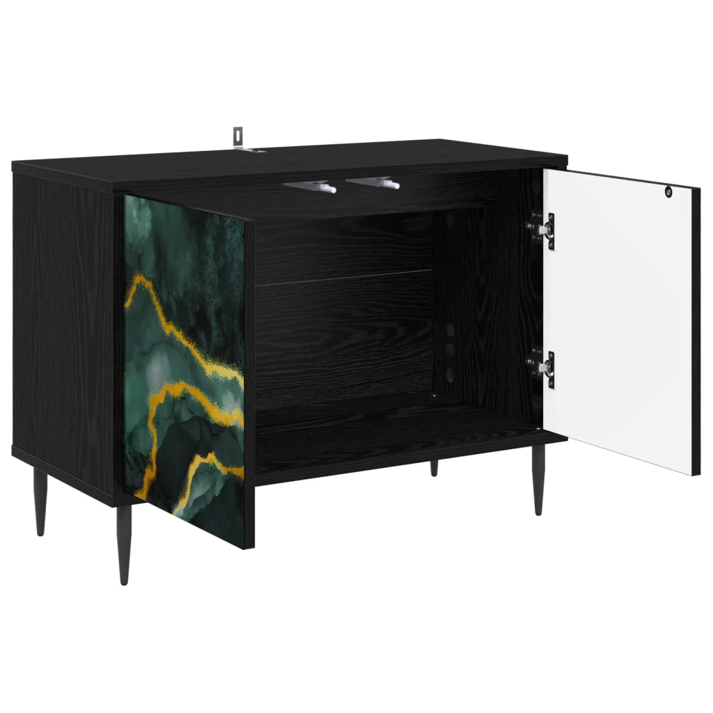 Mobile TV WIJHE 69 x 33 x 50,5 cm Rovere Nero 8007014