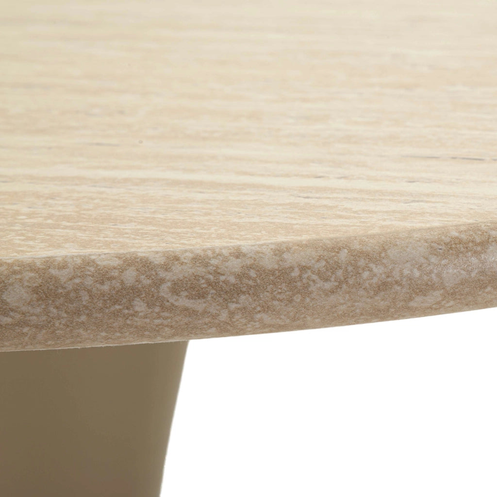 Leh, Tavolo Fisso 2 Posti, 60x60x106h cm Bianco Crema