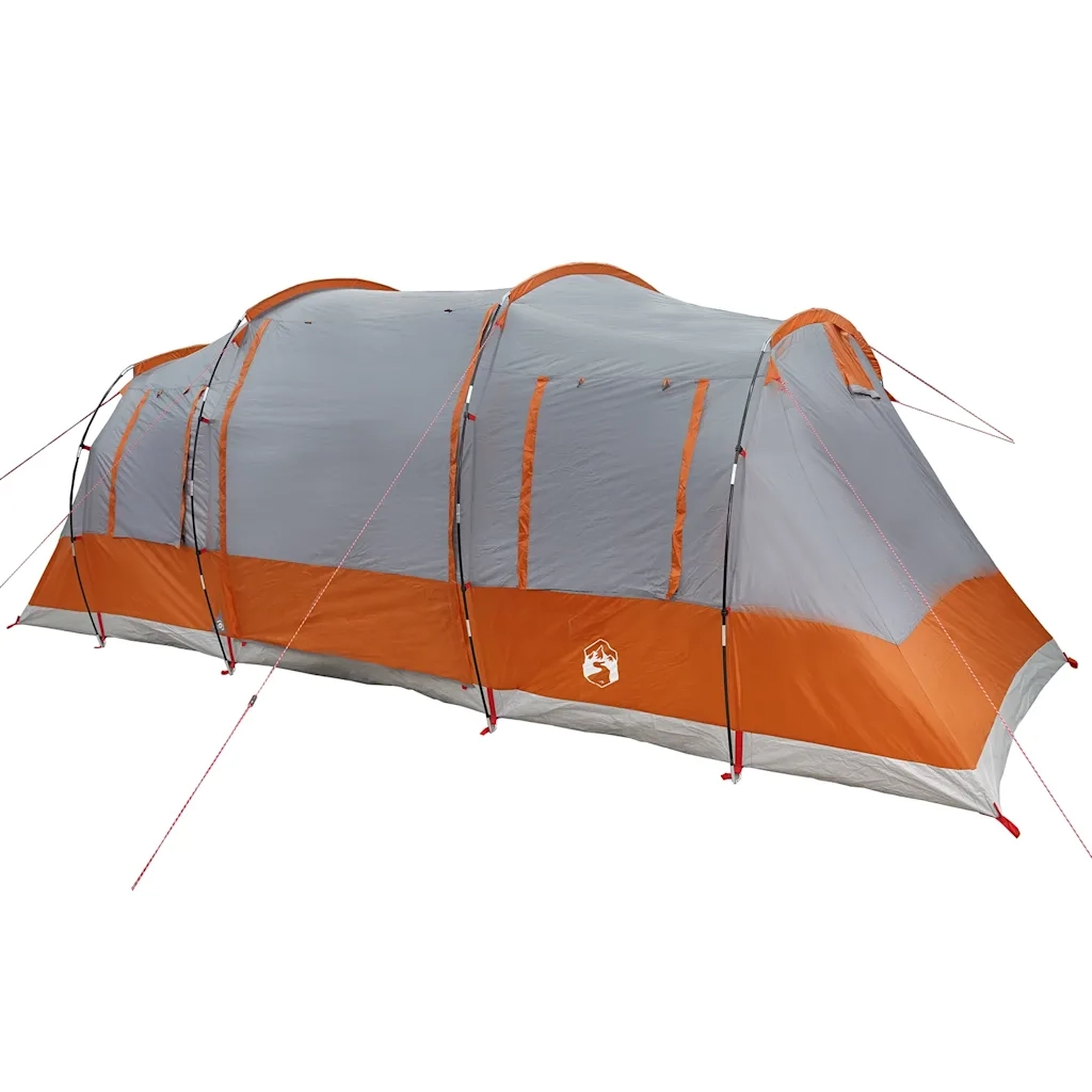 Tenda Familiare a Tunnel per 6 Persone Grigia Impermeabile 4009418