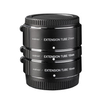 Set di anelli di prolunga macro per Micro Four Thirds MFT, da 10, 16, 21 mm, per obiettivi di fotocamere, ideali per macrofotografia