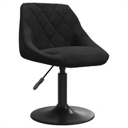 Sedia da Pranzo Nera in Velluto cod mxl 55101