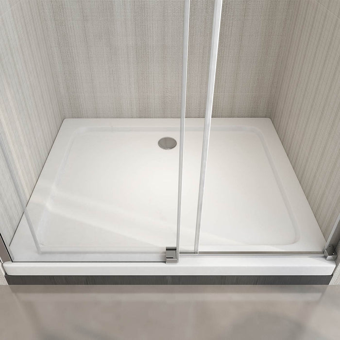 Porta Doccia 120 CM H190 Trasparente con Easy-Clean mod. Vogue