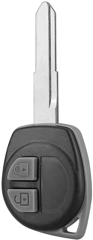 Accessori per auto - Manubrio per chiavi 2 bottoni - Set di sostituzione per Swift/Splash/Agila/Alto - Materiale duraturo - Nero - Installazione semplice - Manubrio per chiavi