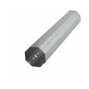 RULLO PALO OTTAGONALE ASSE TAPPARELLA TAPPARELLE 60 MM 1 MT METRO 100 CM ZINCATO