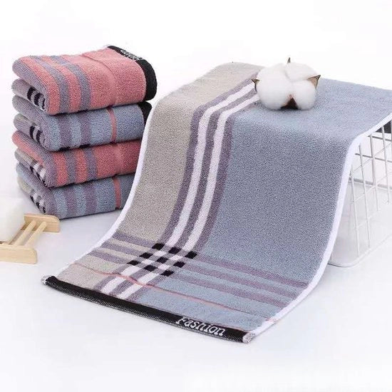 Asciugamano per bambini, cotone 25x50cm, asciugamano piccolo, asciugamano per viso, asciugamano rettangolare, 3 pezzi in grigio