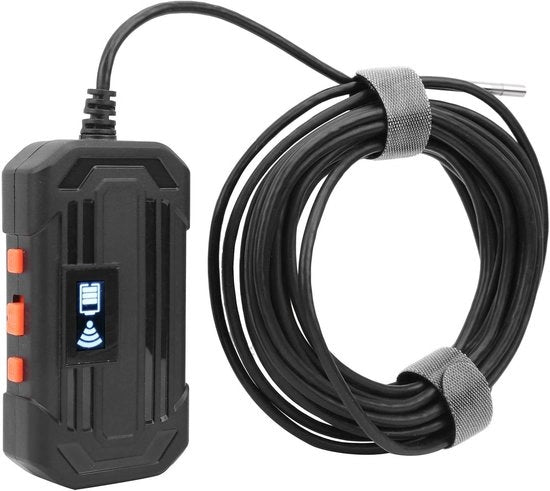 Endoscopio Industriale 3,9mm 1080p Wifi con Illuminazione a 6 LED Regolabile per la Manutenzione di Motori Automobilistici e Pannelli di Scavo (5m)