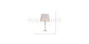 LUME GRANDE CHERUBINI BIANCO E CROMO CON PARALUME BIANCO L.33CM ATTACCO 1 LUCE E27