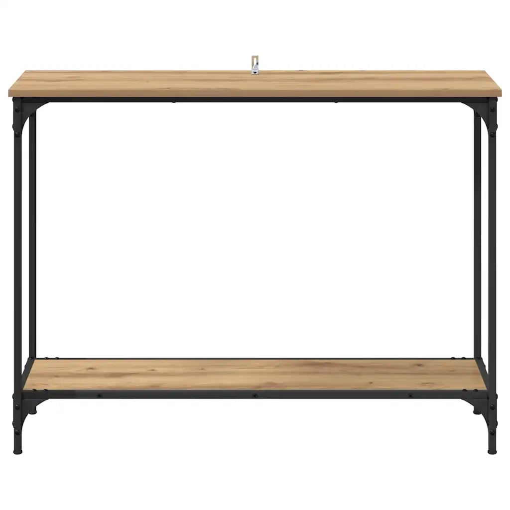 Tavolo consolle rovere artigianale 101 x 30.5 x 75 cm