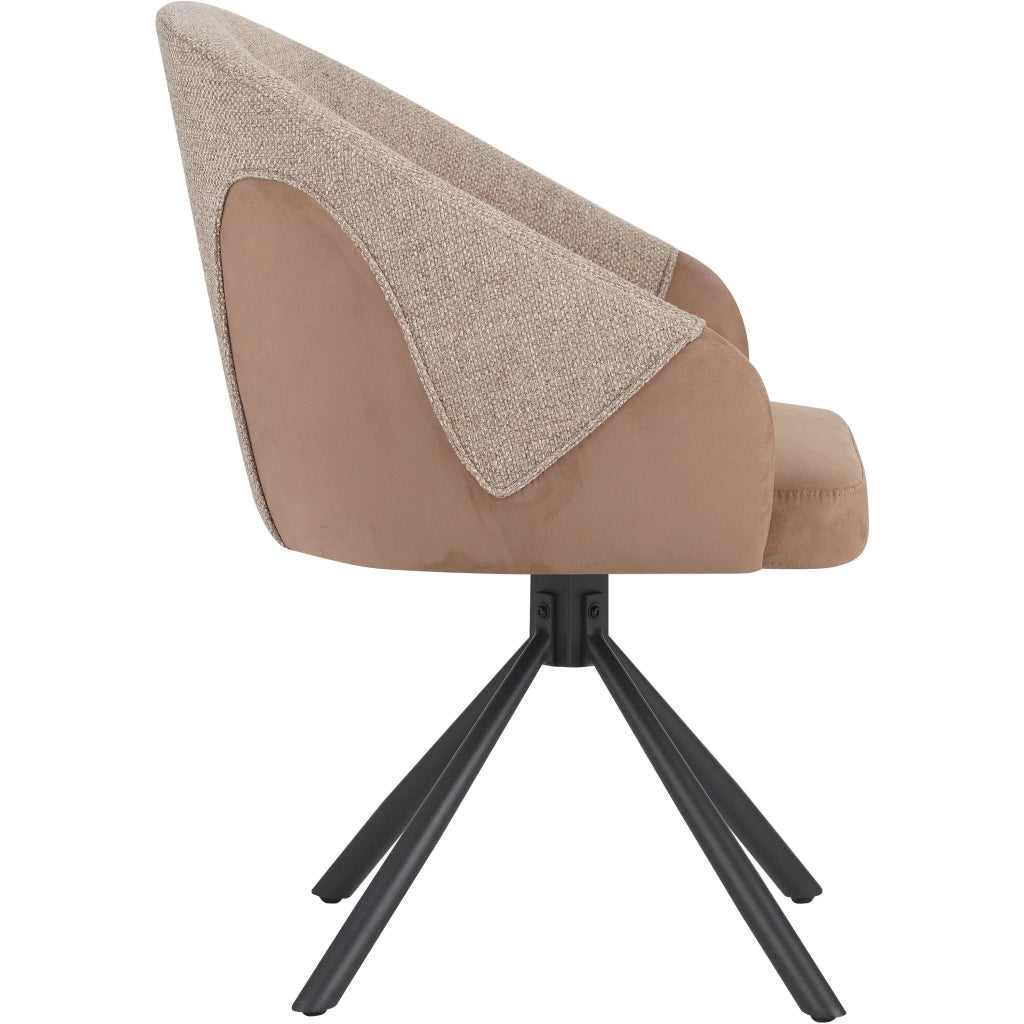 Sedia TONIR (marrone + beige)