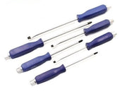 SET 6 CACCIAVITI CON MANICO BATTENTE IN ACCIAIO CROMO VANADIUM CALAMITATI