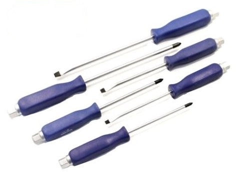 SET 6 CACCIAVITI CON MANICO BATTENTE IN ACCIAIO CROMO VANADIUM CALAMITATI