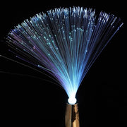 Lampadario a fibra ottica con effetto stellato per sala da pranzo - Cambia colore - 33 cm