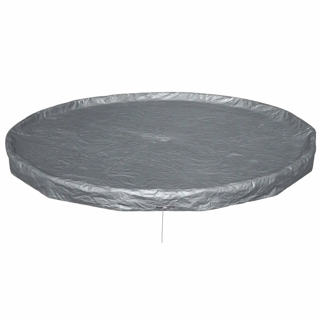 Bestway Copertura per piscina Ø4,57 m Rotondo Poliestere Grigio 42035727