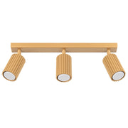 Plafoniera moderna oro su barra 45 cm 3xGU10 orientabili