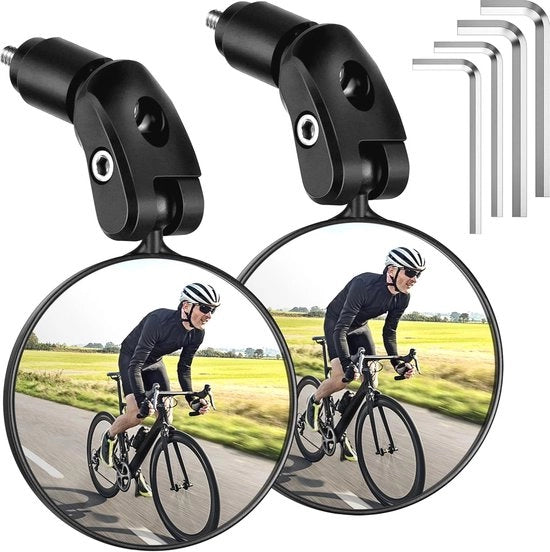 Specchio di retromarcia 360° rotativo e ripiegabile - 2 pezzi di specchi di retromarcia per bicicletta