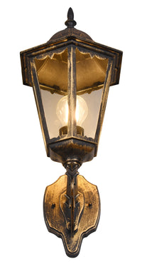 Applique da Esterno Attacco E27 in Alluminio Ruggine