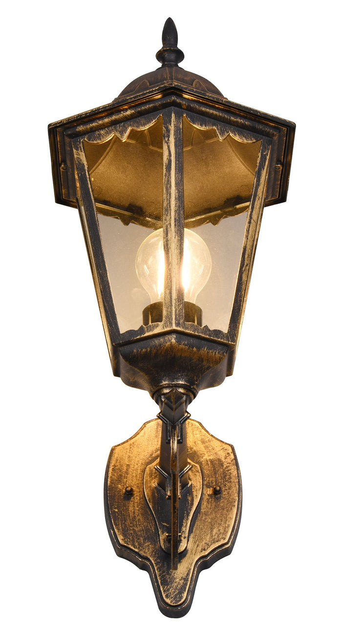 Applique da Esterno Attacco E27 in Alluminio Ruggine