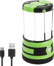 Lanterna da Campeggio - 2 Torce Indipendenti Ricaricabili via USB - Funzionamento a Batterie - 1000 Lumen - 4 Modalità di Illuminazione - Ricerca Esterna per Emergenza Escursioni Pesca Interruzione di Corrente