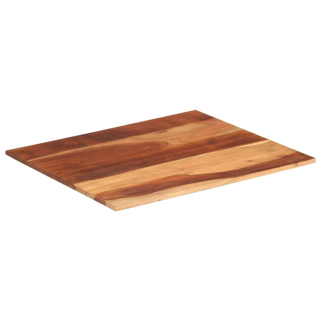 Piano Tavolo in Legno Massello di Acacia 15-16 mm 60x70 cm 285978