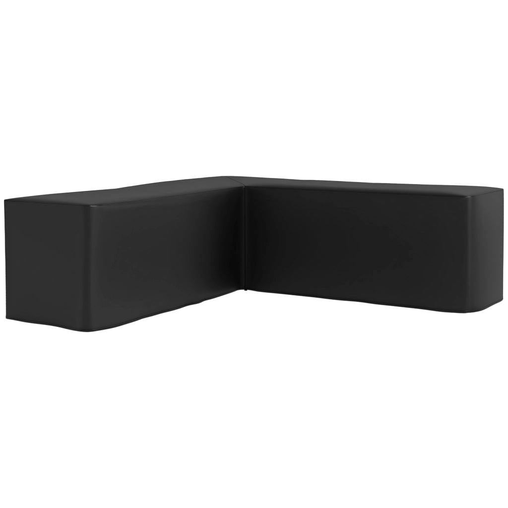 Copertura Impermeabile per Divano da Giardino d'Angolo ¨C zephmum ¨C Nero 250x250x79 cm