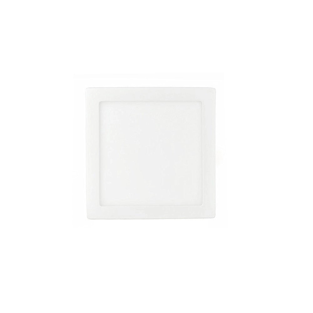 Trade Shop - Plafoniera Faretto Led Quadrato Da Superficie Da 18w Luce Bianco Freddo -