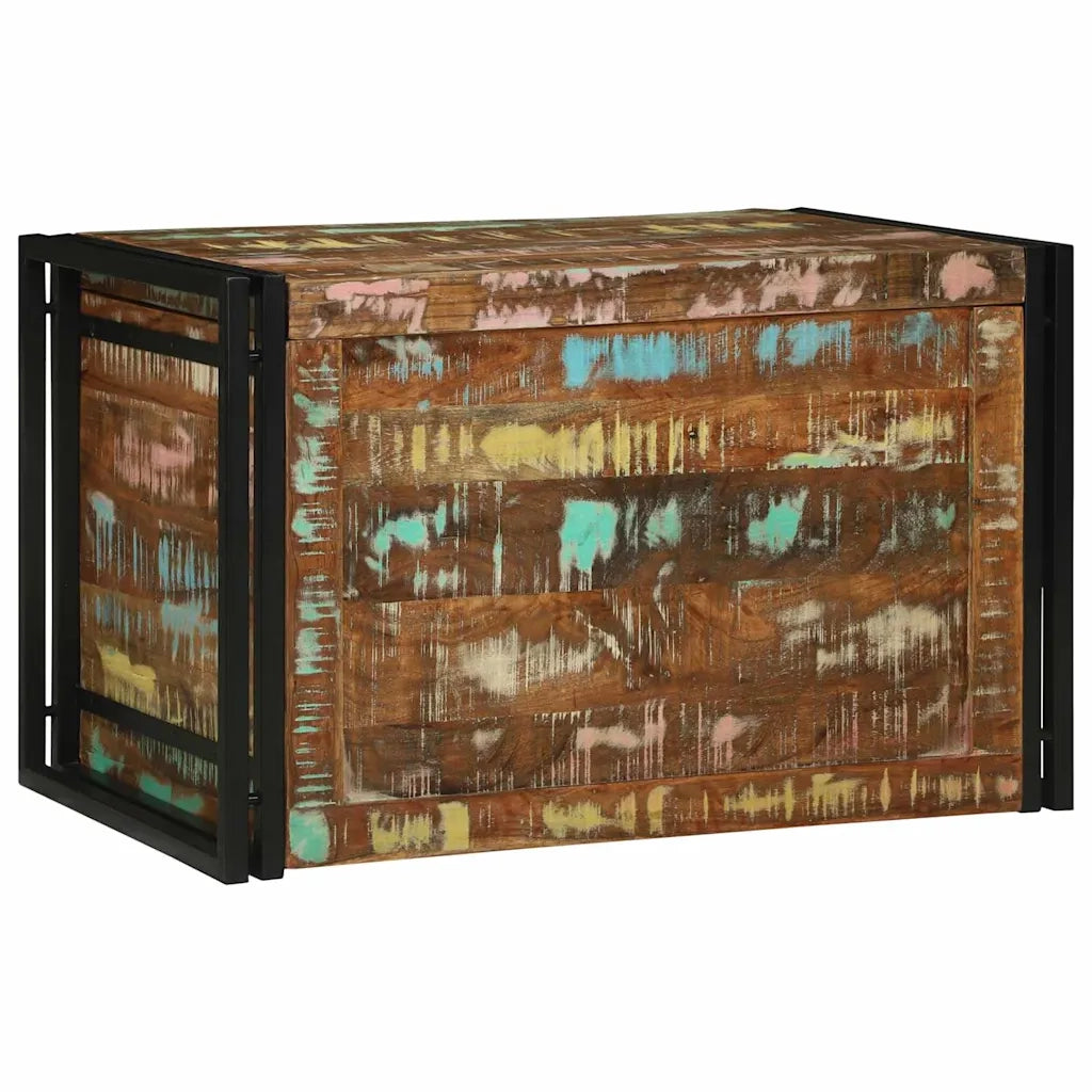 Scatola di Stoccaggio 80 x 50 x 50 cm legno di recupero 4016746