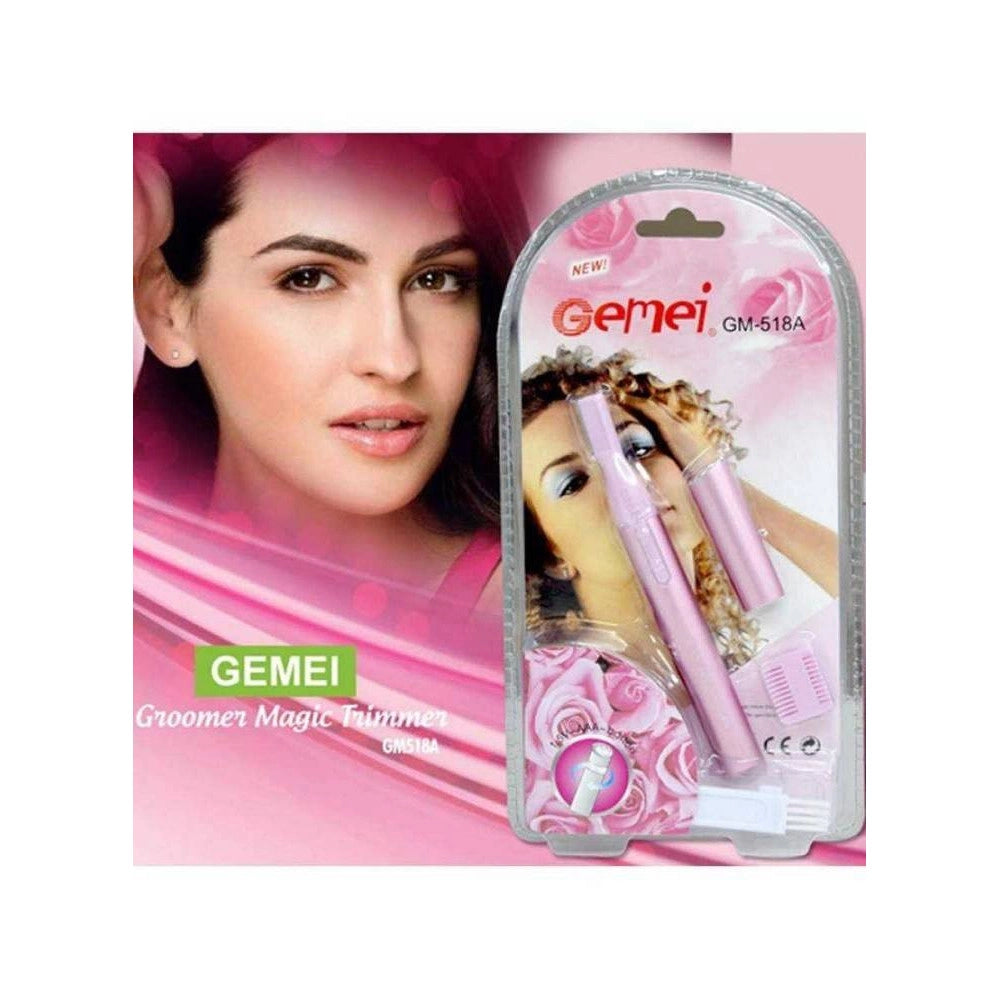 Trade Shop - Rifinitore Trimmer Elettrico Donna Per Rasatura Peli Viso Sopracciglia Gm-518a -