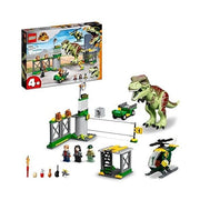 Lego jurassic world 76944 la fuga del t. rex, include 3 minifigure e un dinosauro giocattolo, giochi per bambini di 4+ anni