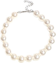 Collare per Animali - Accessori - Gatti e Cani - Bianco - Collana a Perle - Perle - Adatto per Gatti e Cani - Collana a Perle Bianca per Collare per Gatti e Cuccioli