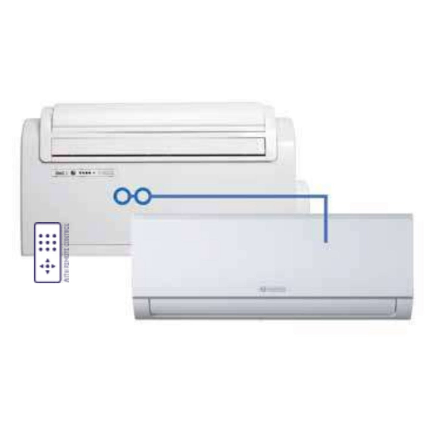 Condizionatore Senza unità esterna Olimpia Splendid Dual Split UNICO TWIN MASTER + TWIN WALL S1 9+9 R410A