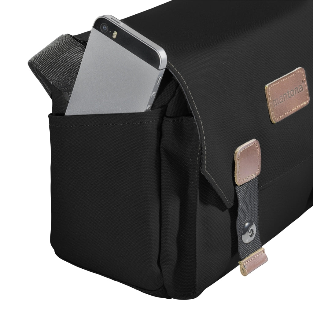 Mantona borsa fotografica Milano piccolo nero
