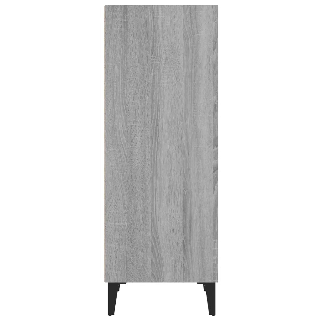 Credenza Grigio Sonoma 34,5x32,5x90 cm in Legno Multistrato cod mxl 26259