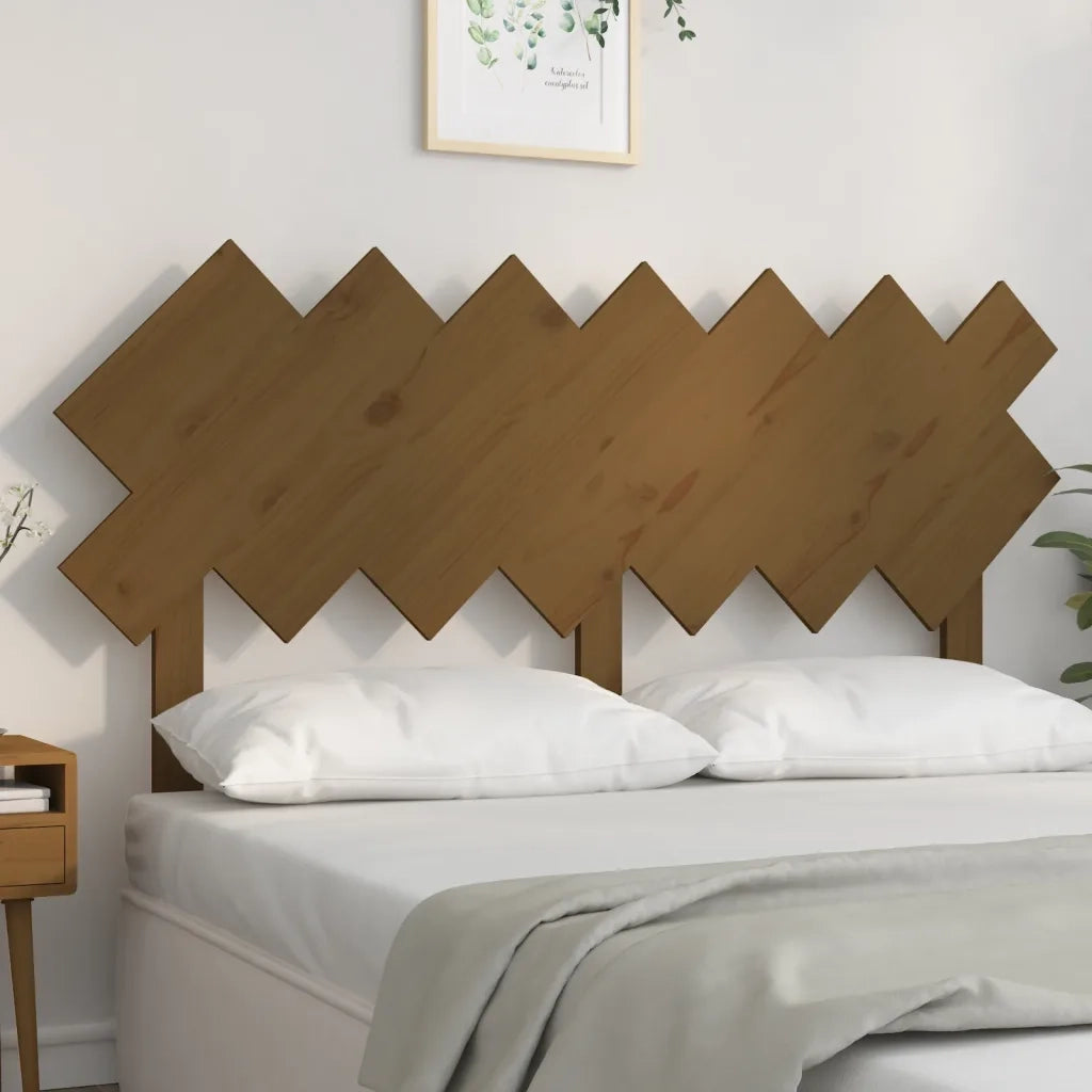 Testiera per Letto Ambra 151,5x3x81 cm Legno Massello di Pino 819228