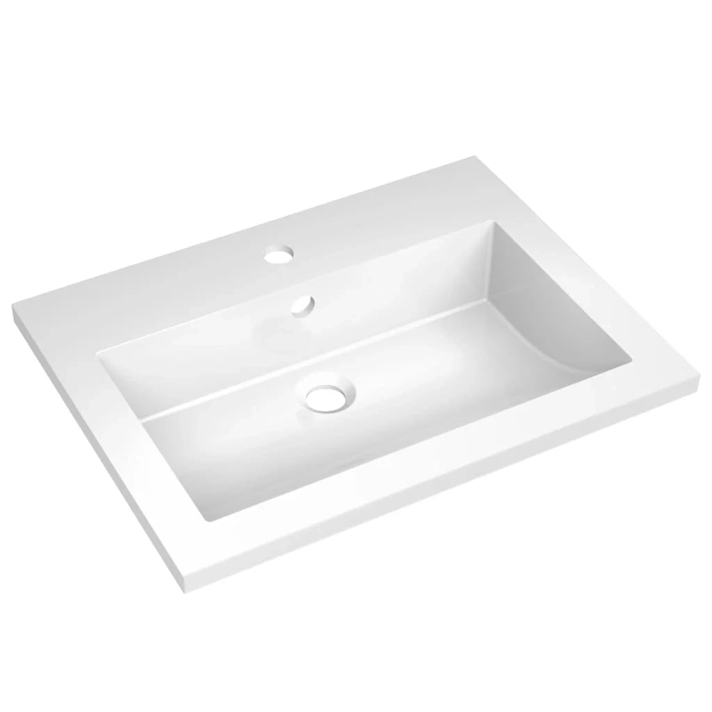 Lavabo in granito 600 x 450 x 120 mm bianco 02_0002564