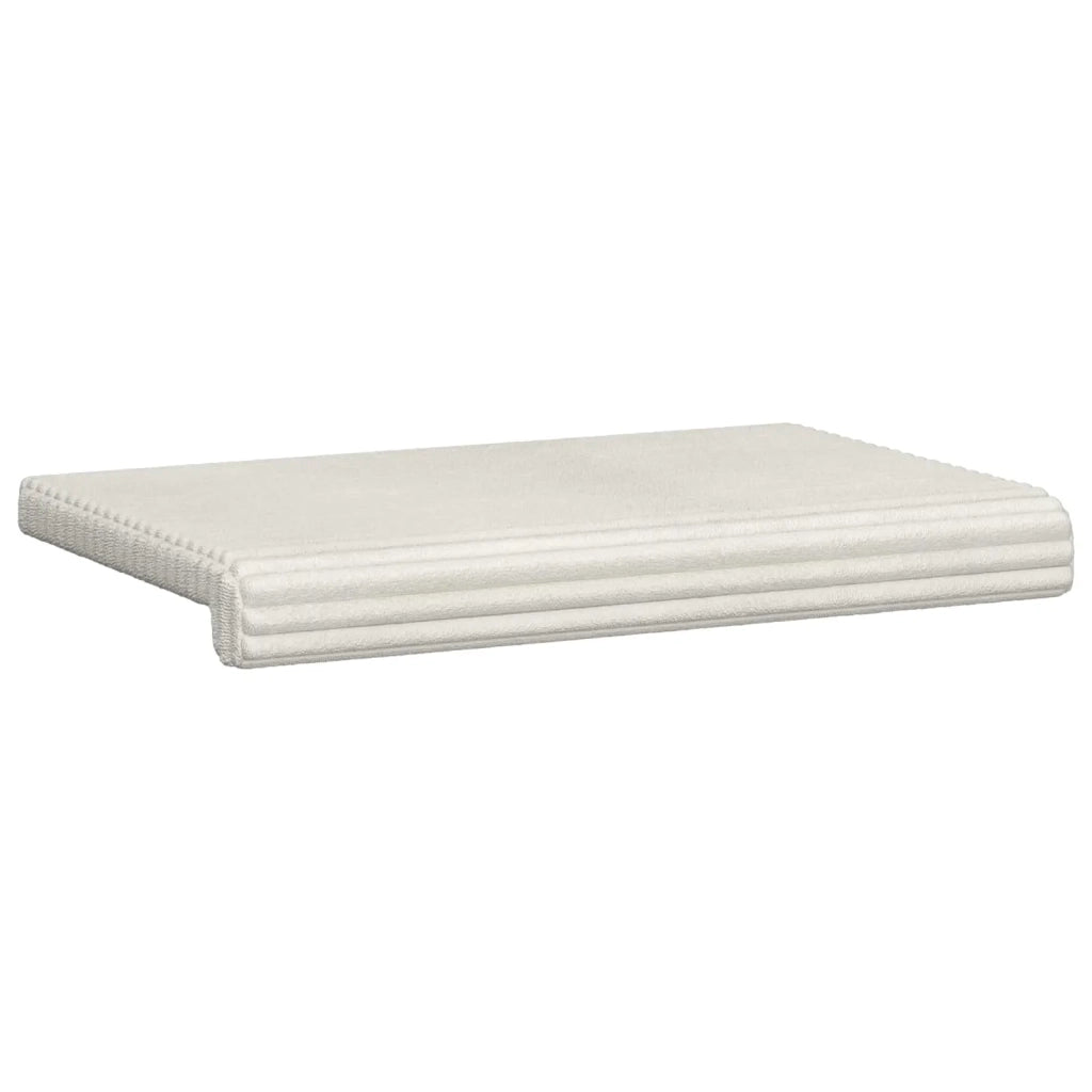 Cuscino per panchina Corduroy Morbido Crema Profondità 35 cm 42043221