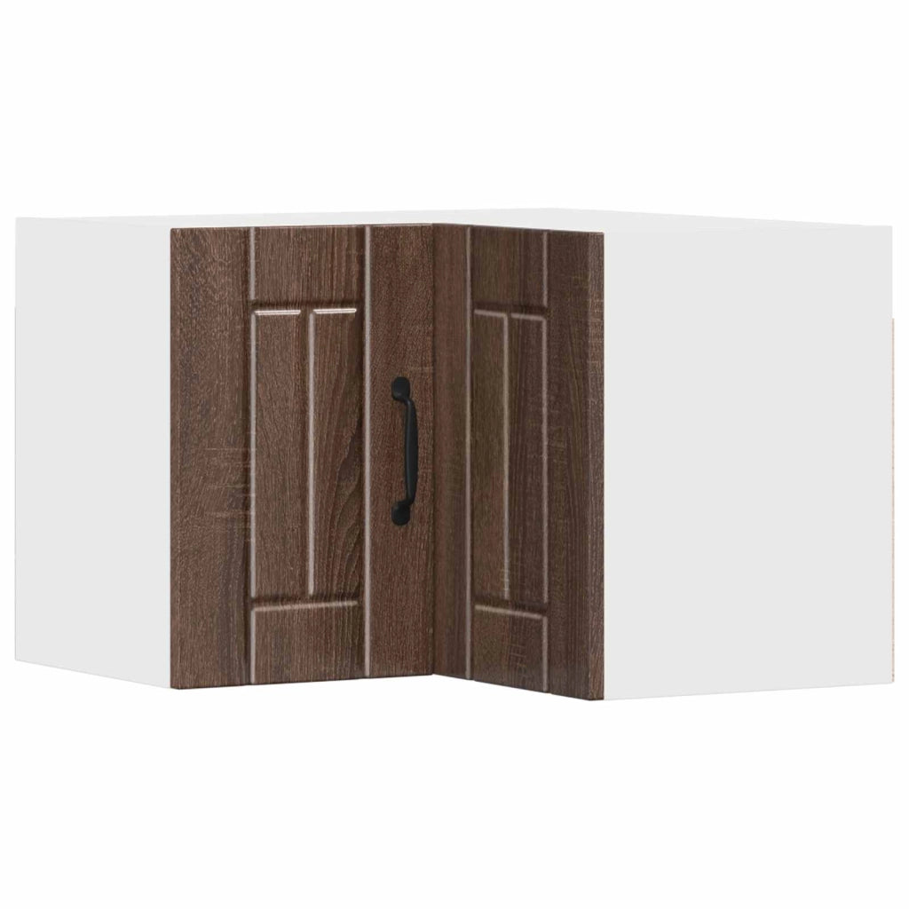 Armadio da cucina moderno funzionale stoccaggio pratico 57 x 57 x 40 cm in legno ingegnerizzato rovere marrone 02_0053981