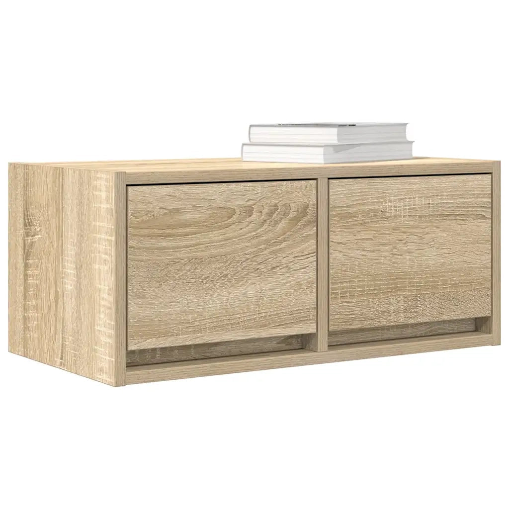 Mobili TV 2 pz Rovere Sonoma 60x31x25,5 cm in Legno Multistrato