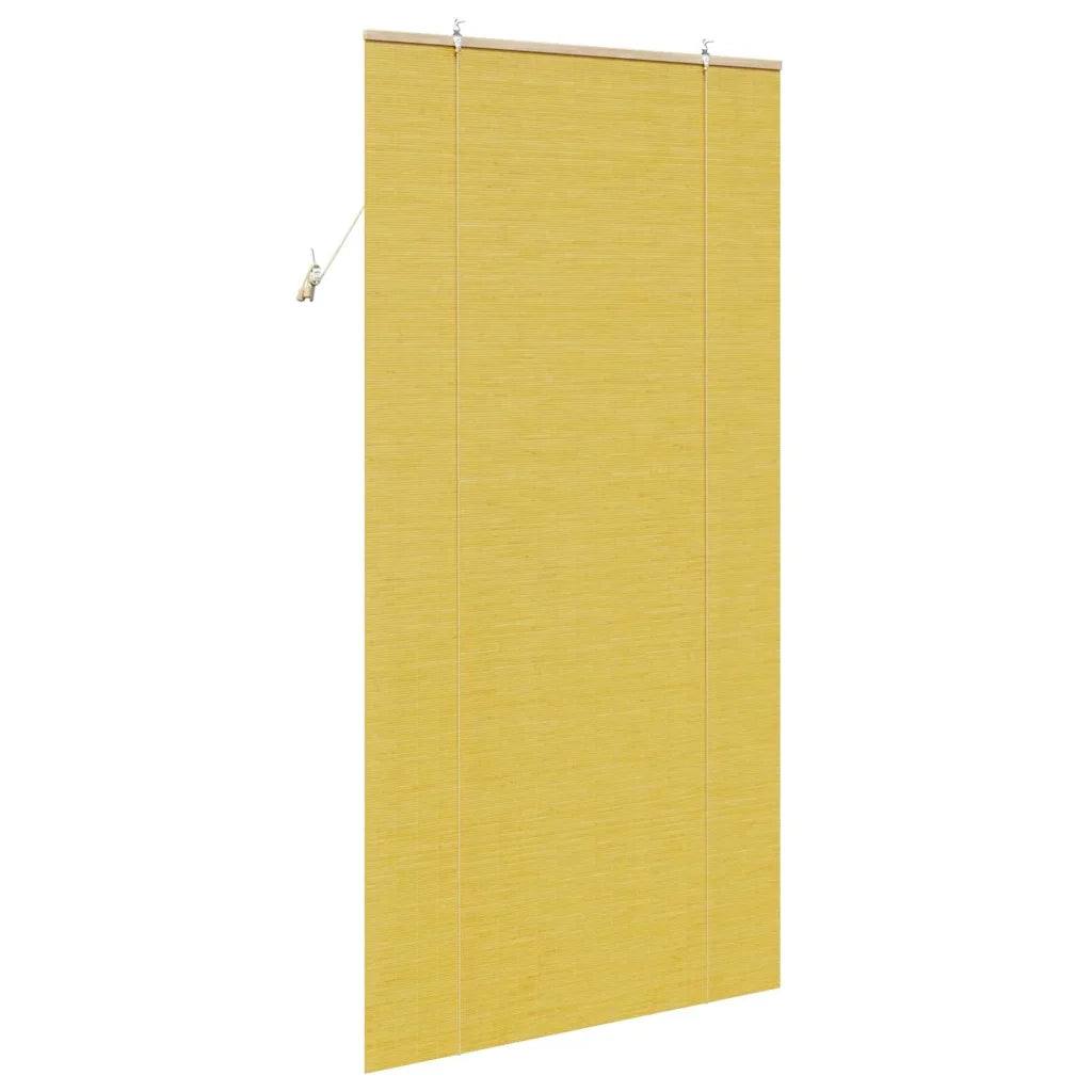 vidaXL Tende e Tapparelle per Finestre con tende Giallo Bambù