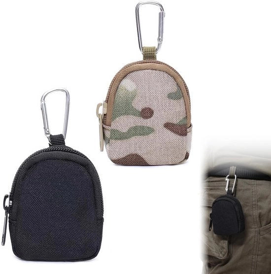 Zak da Trattamento Portatile per Cani con Cerniera a Sferza e Chiusura a Ritorto - Dimensioni 8,5 x 6,5 x 2,5 cm