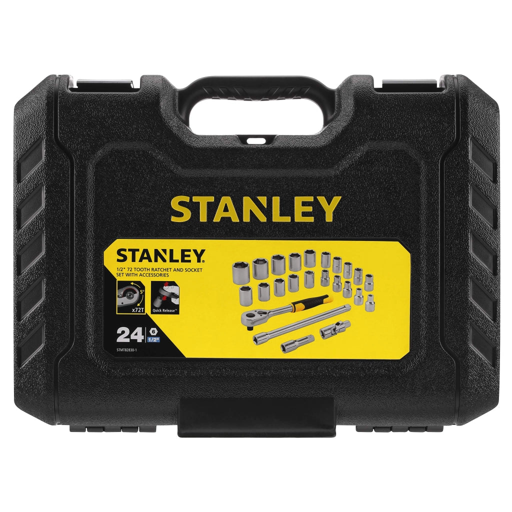 Stanley STMT82830-1 Set Chiavi a Bussola 24 Pezzi Attacco 1/2"