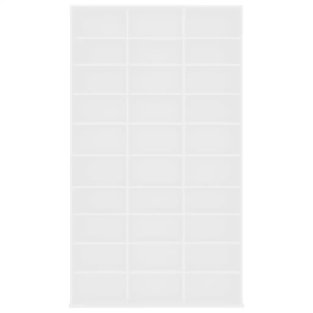 Armadietto TV Bianco 102x23x177,5 cm in Legno Multistrato 801778