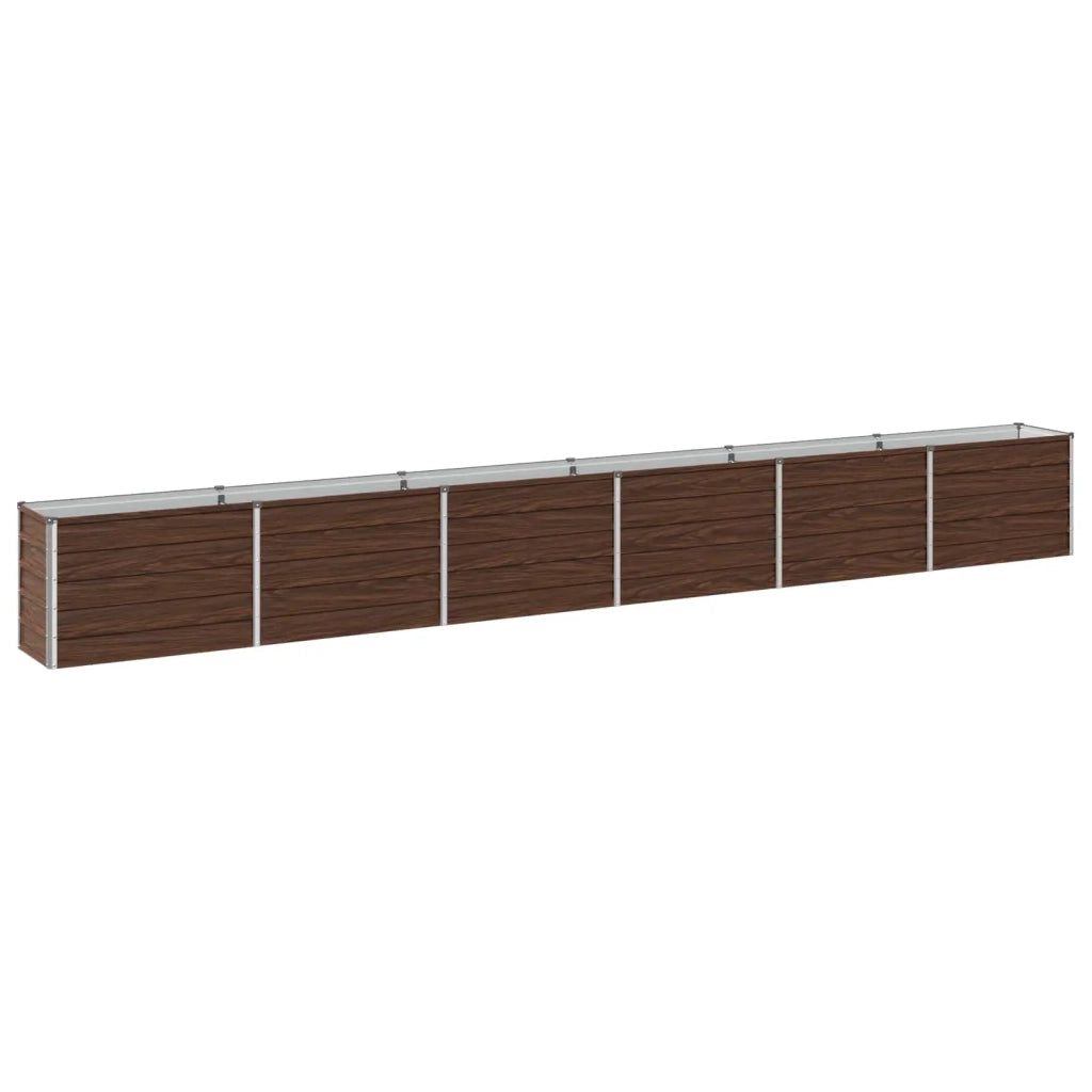 Letto rialzato da giardino Nero 480 x 40 x 55 cm 8006286