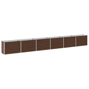 Letto rialzato da giardino Nero 480 x 40 x 55 cm 8006286