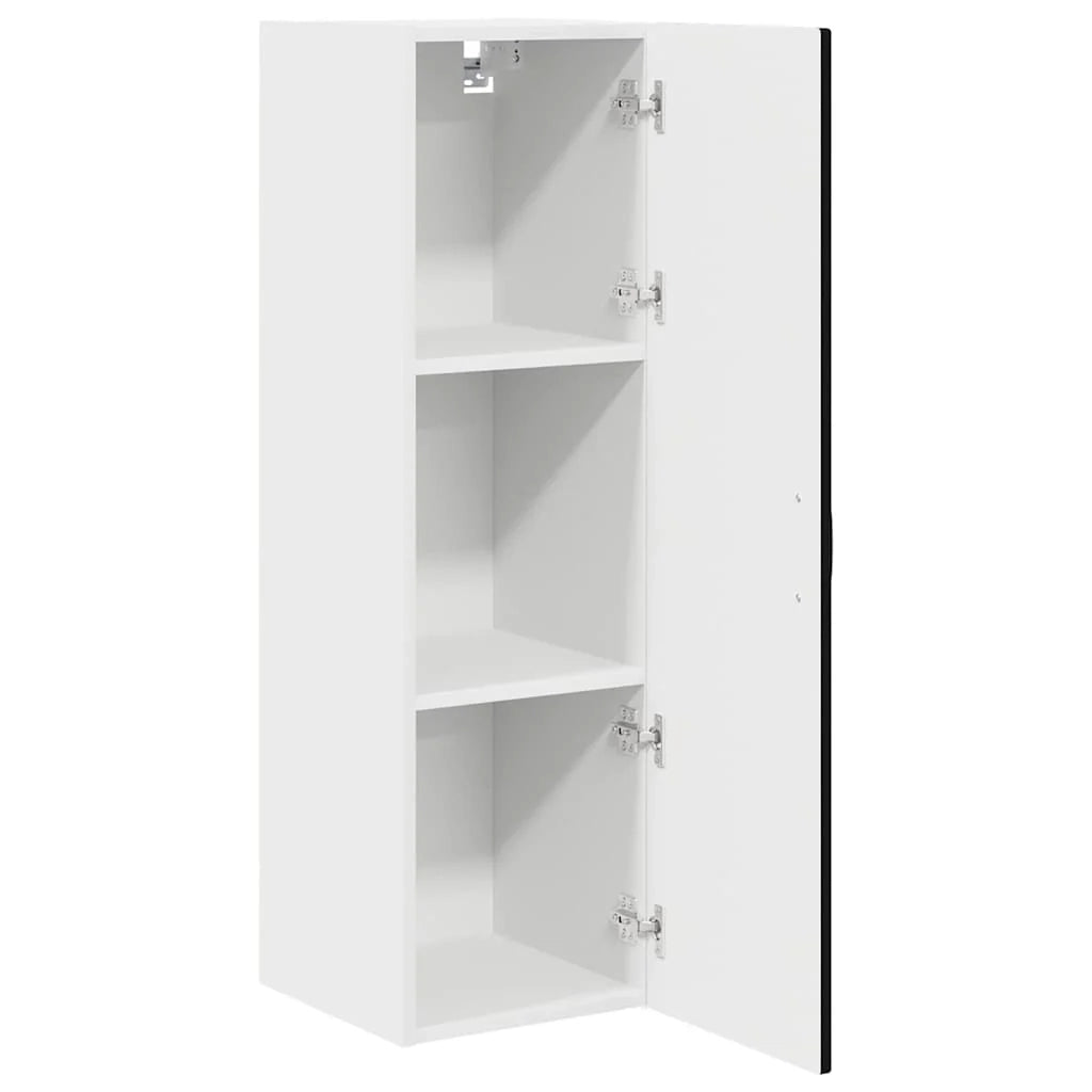 Mobile da cucina moderno con pratico spazio contenitivo 30 x 31 x 100 cm realizzato in legno composito nero 02_0054448
