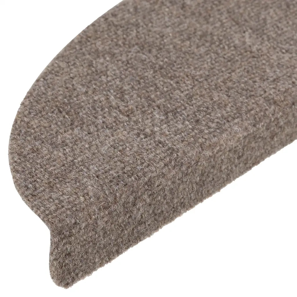 Tappetini Autoadesivi per Scale 20 pz Beige 56x17x3 cm